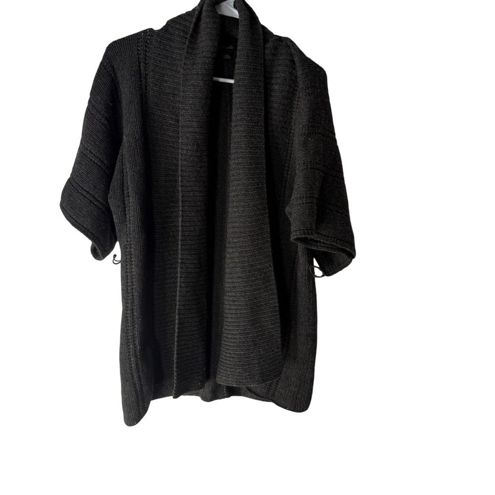 Christopher Fischer Charcoal Wool Cashmere Kimono Cardigan‎ Sweater Size S